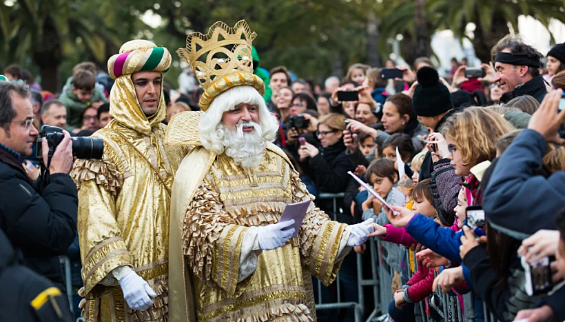 Barcelona,,spain מצעד שלושת המלכים בברצלונה