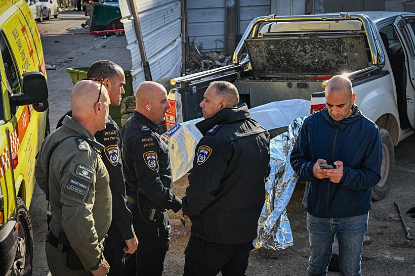 זירת הרצח המשולש בשפרעם