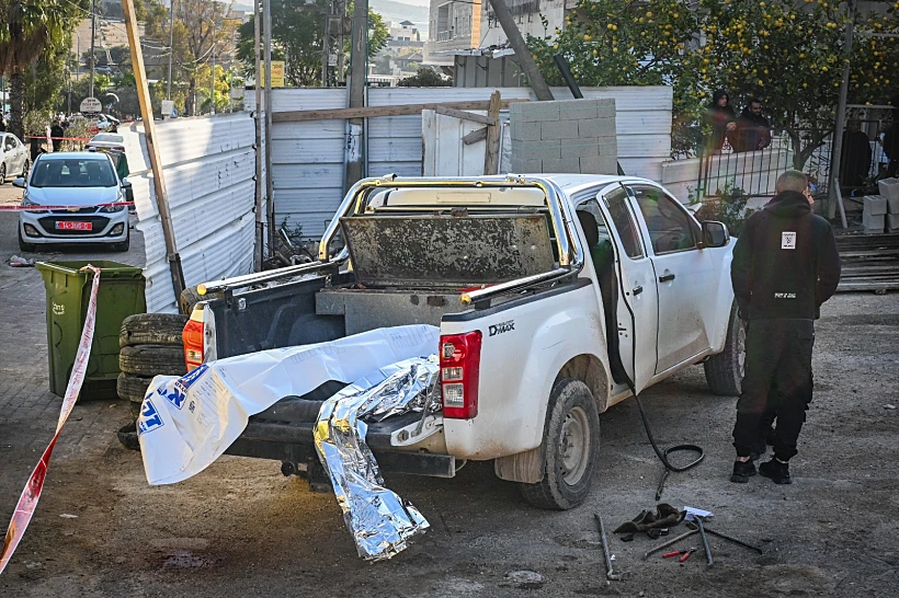 זירת הרצח המשולש בשפרעם