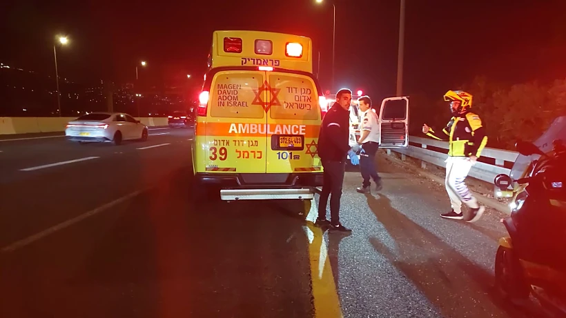 הזירה בסמוך למחלף יגור