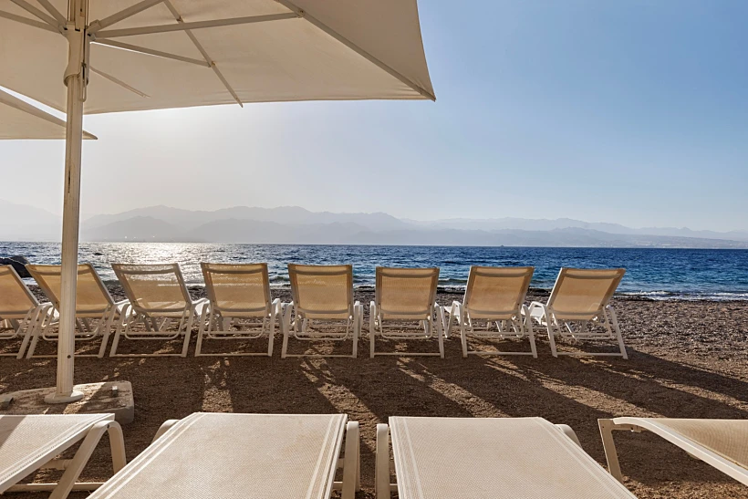 החוף של מלון הרברט סמואל ריף אילת