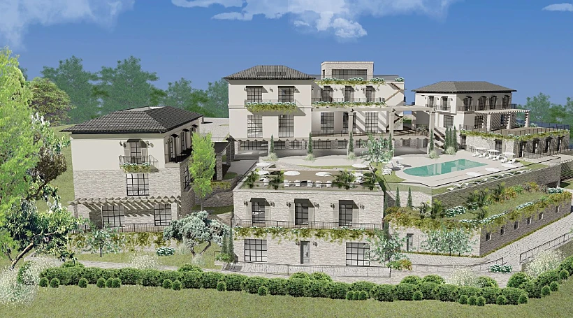 הדמיה מלון גורדוניה מגדל ארבל