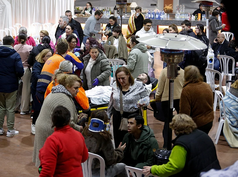 פצועים בתאונת הרכבות בספרד