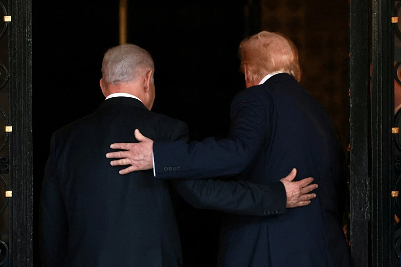 הנשיא טראמפ ורה"מ נתניהו בפלורידה