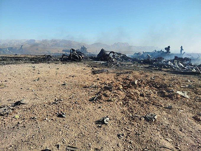 זירת חילוץ הנווט שמטוסו הופל באיראן