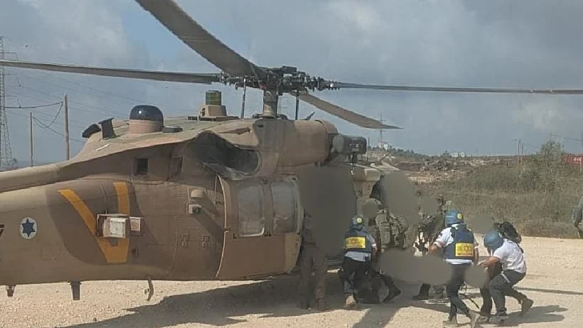 פינוי הפצועים מהפיגוע בחוות גלעד