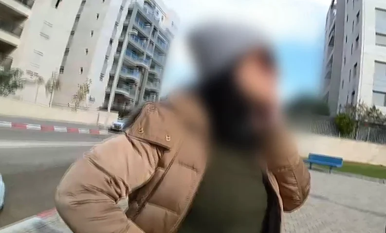 עו''ד שירה בעת מעצרה ביום שבת