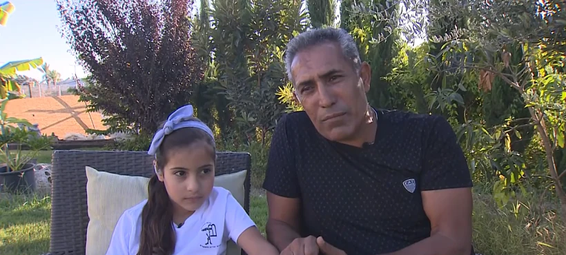 דניאל ועדי חג'בי, צלם חדשות 13 ובתו המתגוררים בעוטף עזה