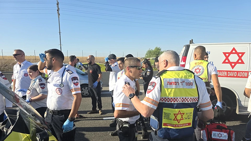 תאונת דרכים קשה באזור טבריה: 6 נדרסו, בהם 4 במצב אנוש וקשה