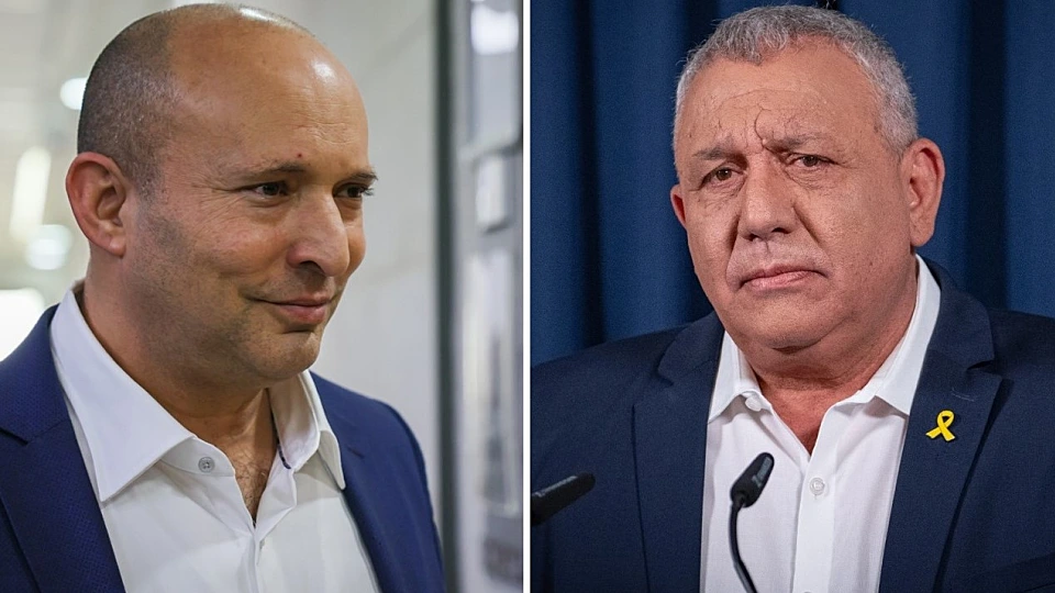 בנט ואיזנקוט נפגשו: "דנו במהלכים הנדרשים לקראת פיזור הכנסת"