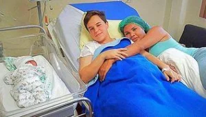 רץ ברשת - משפחה מודרנית: תינוק נולד לגבר שהיה אישה לאחר שנכנס להריון מאישה שהייתה גבר
