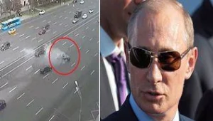 רץ ברשת - ניסיון התנקשות? רכב מסתורי התנגש בעוצמה ברכבו הרשמי של פוטין