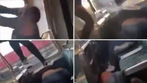 רץ ברשת - גזענות ברכבת: אשה הכתה גבר עד אובדן הכרה