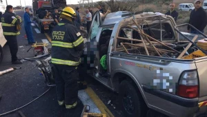 תאונה קטלנית: שני הרוגים בתאונה בכביש 6
