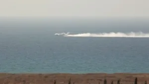 מטוס הסיוע מרוסיה צולל לים בדרכו לגיחה נוספת