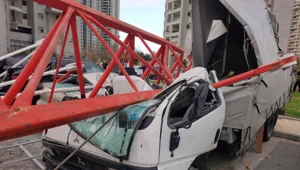 המנופאי שנפצע התעורר בביה"ח