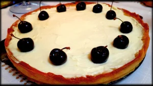 פאי קרם וניל ופירות יער