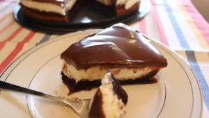 עוגת מוס בשלושה צבעים