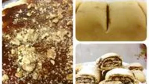 רולדת עוגיות תמרים ואגוזים