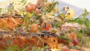 סלט פשוט עם טעמים מרעננים