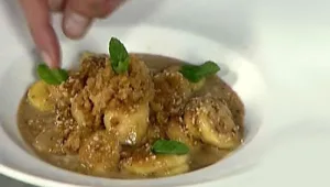 סלט בננות חם