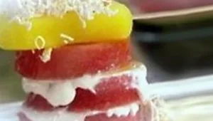 סלט אבטיח וקרטיב לימון