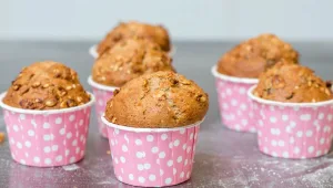 מאפינס בננות וכוסמין