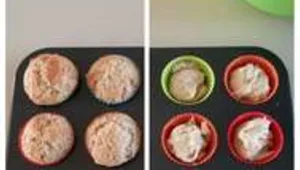 קאפקייקס בננה טבעוניות