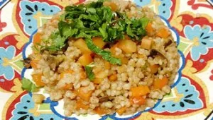 מפתול עם ירקות צבעוניים