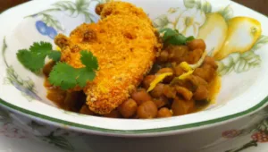 תבשיל חומוס וירקות