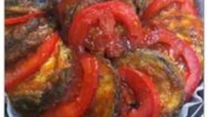 ״עוגת חצילים בשרית״