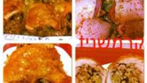 פרגיות במילוי אורז ופטריות