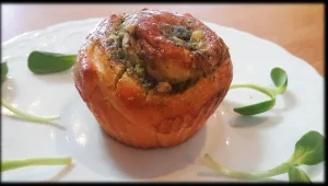 מאפה במילוי פסטו ואגוזי מלך