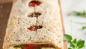 מאפה גבינות ופלפלים אדומים