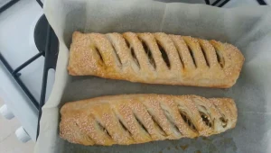 בורקס עם בשר וצנוברים