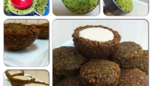 קעריות פלאפל במילוי טחינה