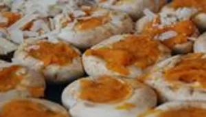 פטריות ממולאות בפירה בטטה