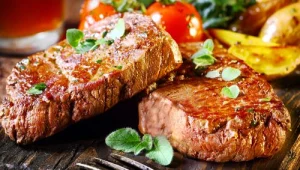 אנטריקוט בתוספת תפוח אדמה