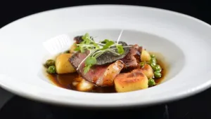 סינטה צרובה וניוקי תפוחי אדמה