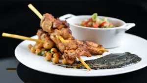 שווארמה פרגית על שיפוד בניחוח מזרחי