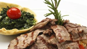 תרד בלאדי עם בשר כבש