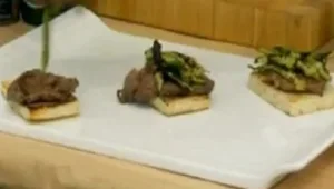 קרפצ'יו פילה בקר עם במיה