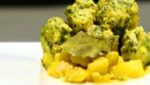 קציצות עוף עם שעועית לבנה ותפוחי אדמה