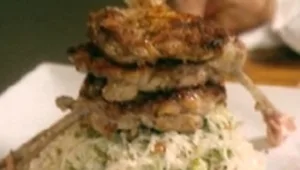 עוף צלוי בשומן כבש