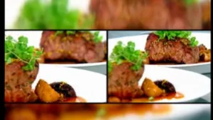 סינטה יפנית עם פטריות