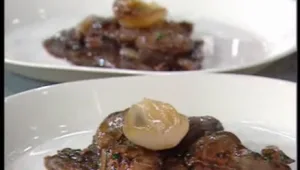 כבדים ברוטב יין אדום