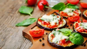 פיצה על חציל