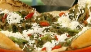 ג'בטה עם גבינות, בצל חם ופלפל חריף