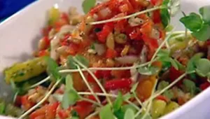 פסטה מוקפצת ברוטב פסטו