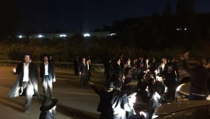 חרדים חסמו כבישים ברחבי הארץ
